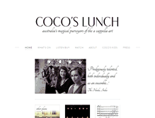 Tablet Screenshot of cocoslunch.com